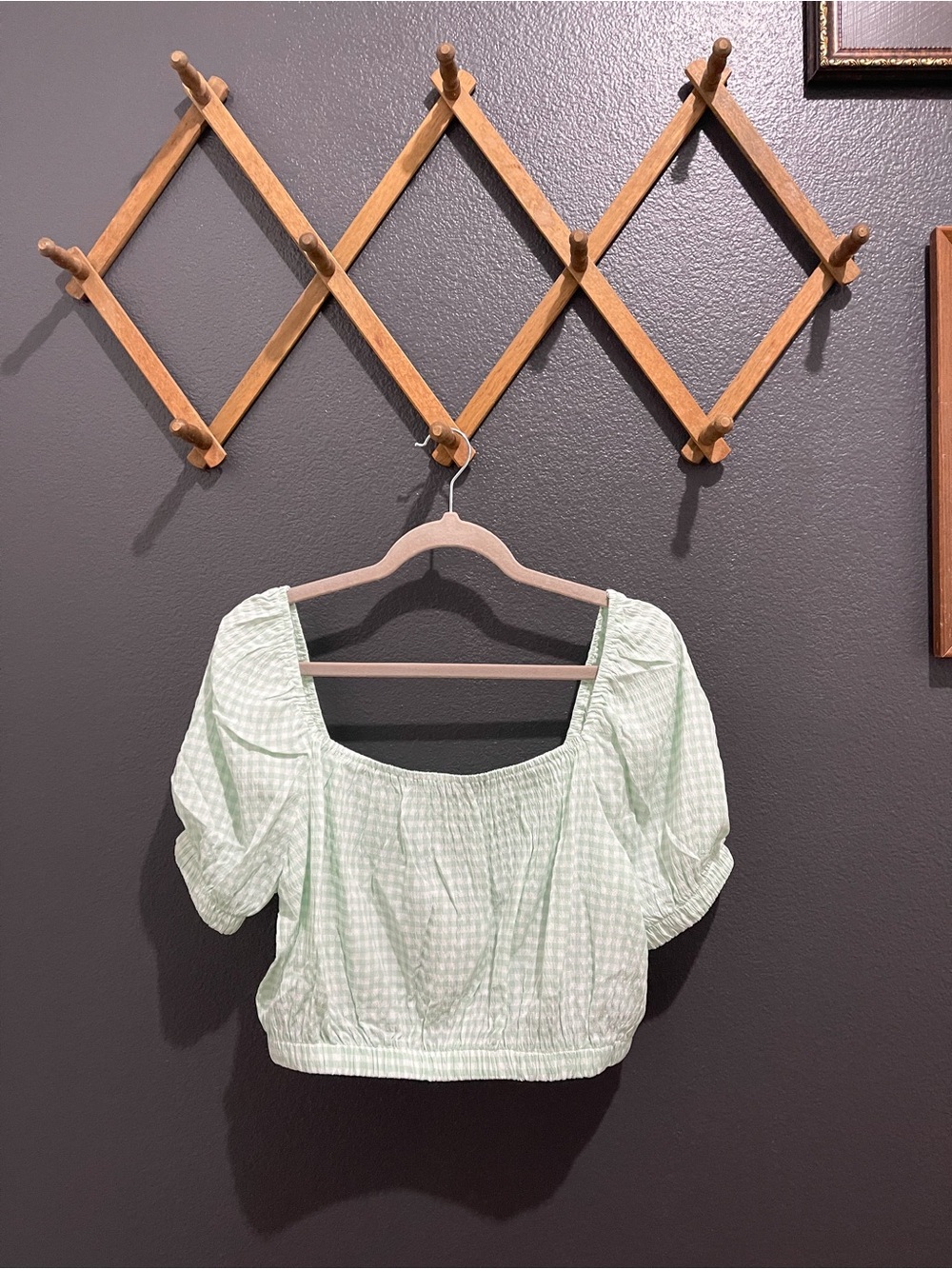 Elodie Gingham Crop Top